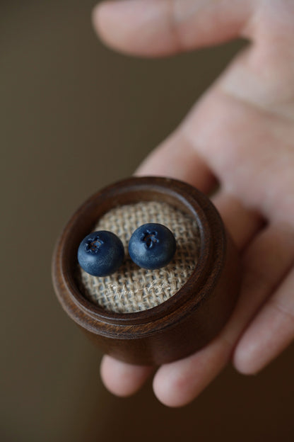 Blueberry Earring（no-leaf version）